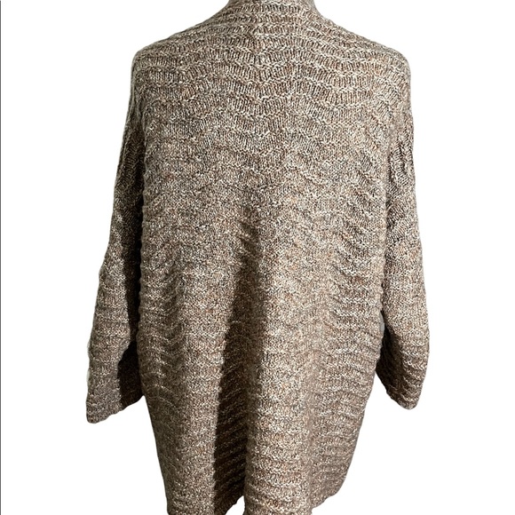 Leo & Nicole cable Knit open front Cardigan - Picture 4 of 7